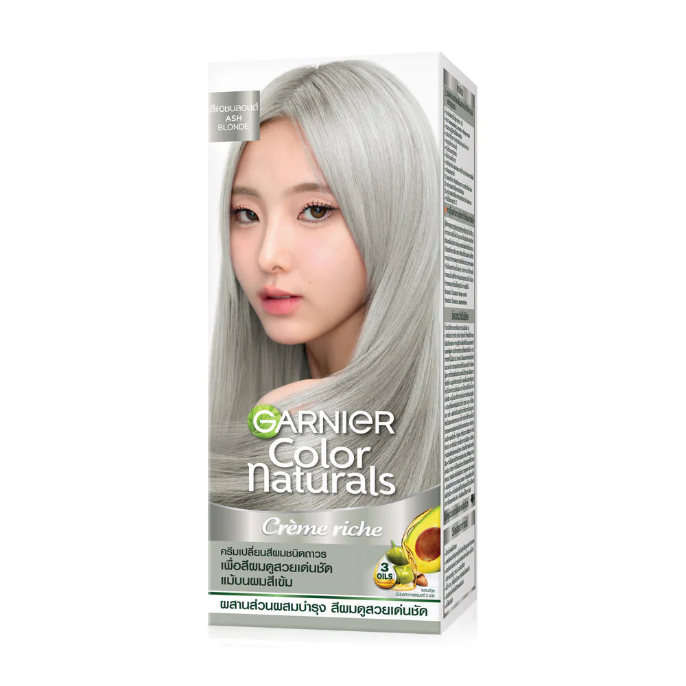 Garnier Color Naturals Permanent Hair Color Cream 105ml #Ash Blonde