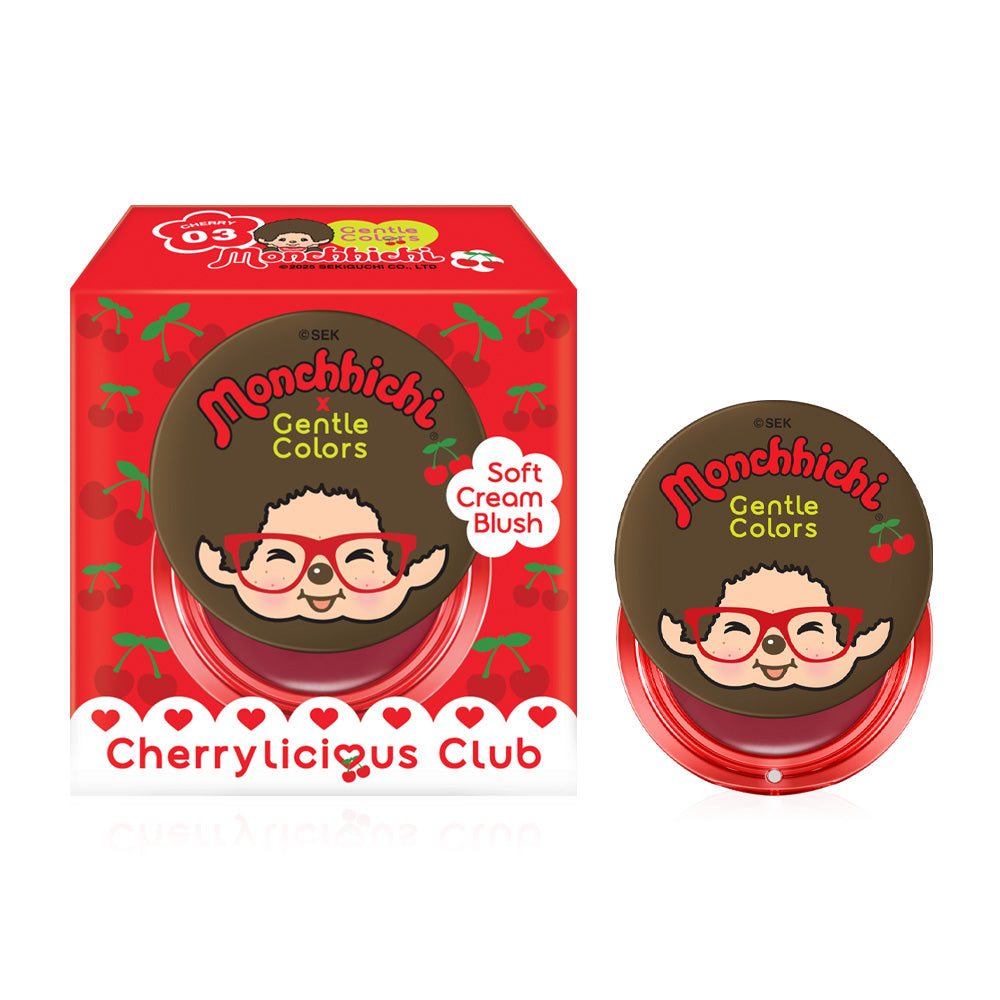 Gentle Colors Monchchichi Soft Cream Blush 4g #03 Cherry