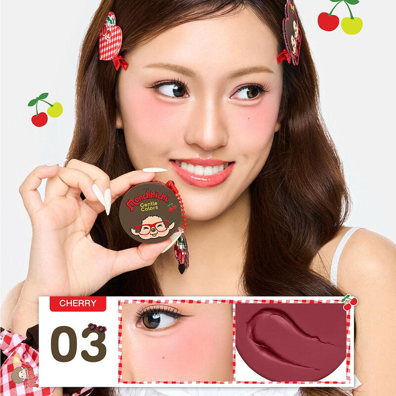 Gentle Colors Monchchichi Soft Cream Blush 4g #03 Cherry