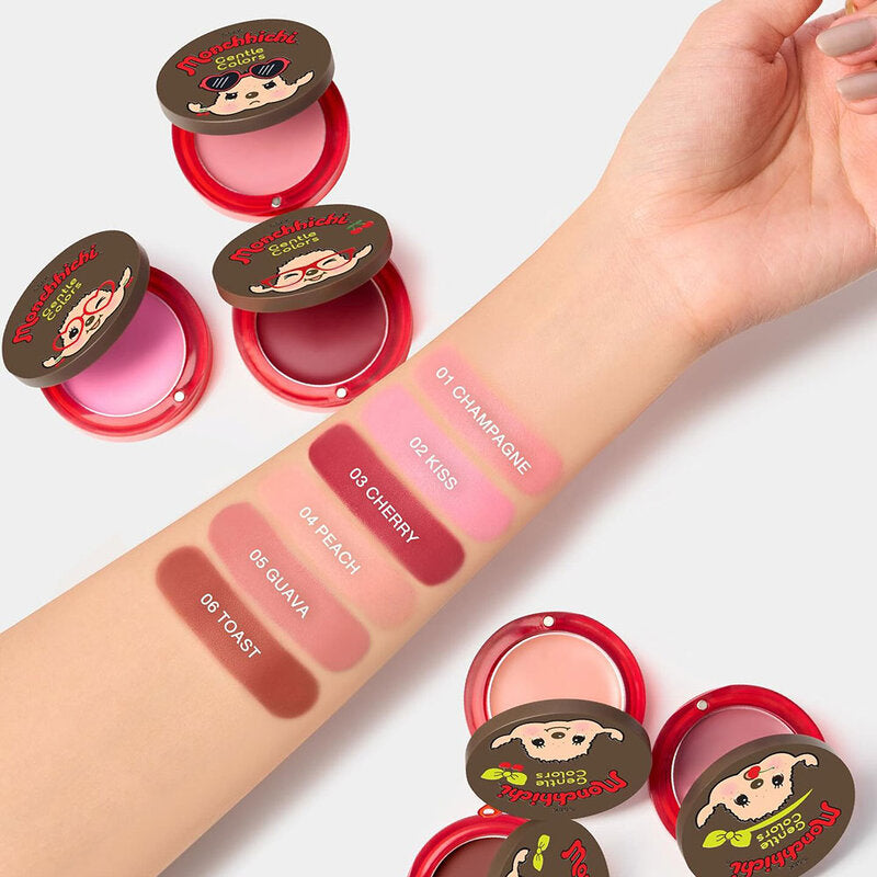 Gentle Colors Monchchichi Soft Cream Blush 4g #03 Cherry