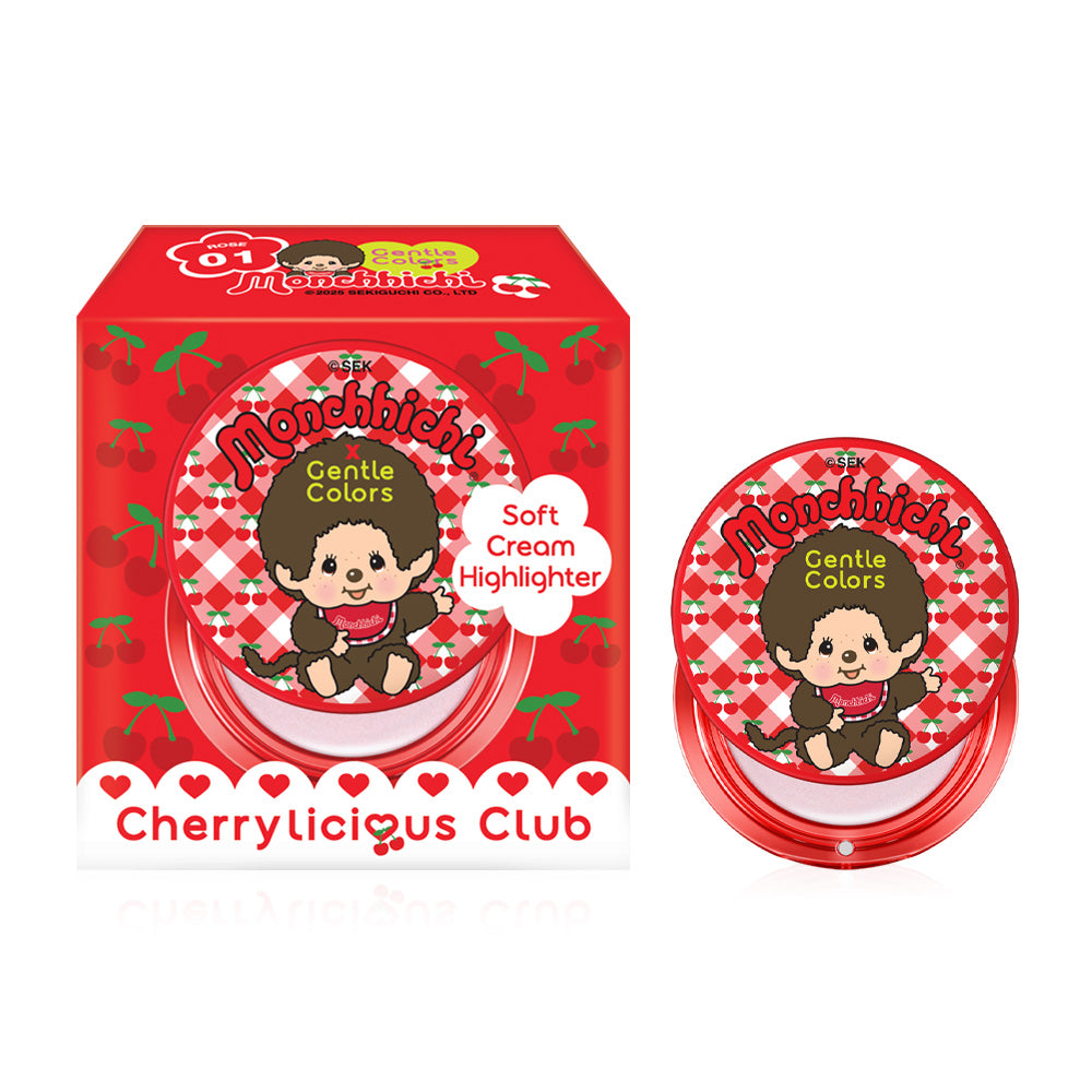 Gentle Colors Monchhichi Soft Cream Highlighter 4g #01 Rose