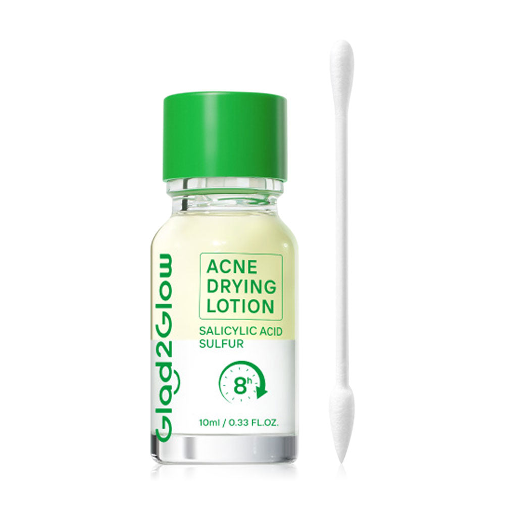 Glad2Glow Acne Drying Lotion - 10ml for Acne-Prone Skin - Beauty Buddy