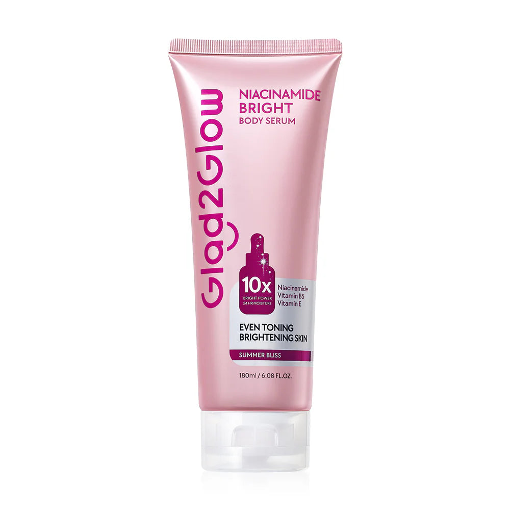 Glad2Glow Niacinamide Bright Body Serum 180ml