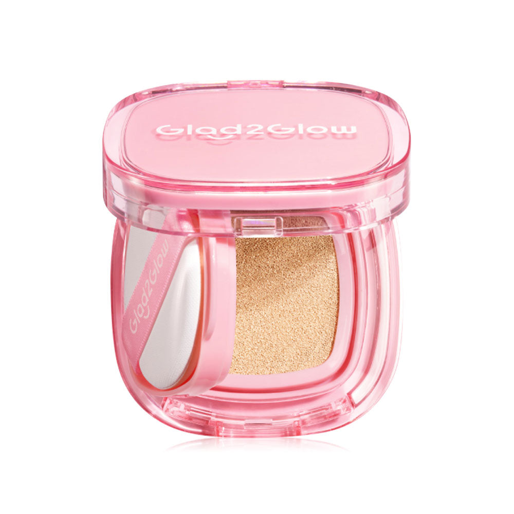 Glad2Glow Cushion Foundation - 11g Natural Custard, High Coverage - Beauty Buddy