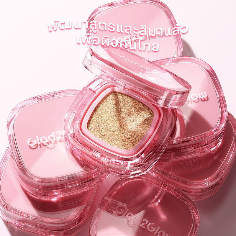 Glad2Glow Cushion Foundation - 11g Natural Custard, High Coverage - Beauty Buddy