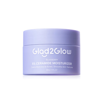 Glad2Glow Moisturizer - 5% Ceramide with Blueberry Extract - Beauty Buddy