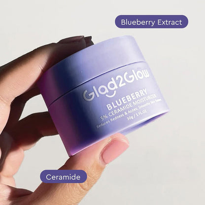 Glad2Glow Moisturizer - 5% Ceramide with Blueberry Extract - Beauty Buddy