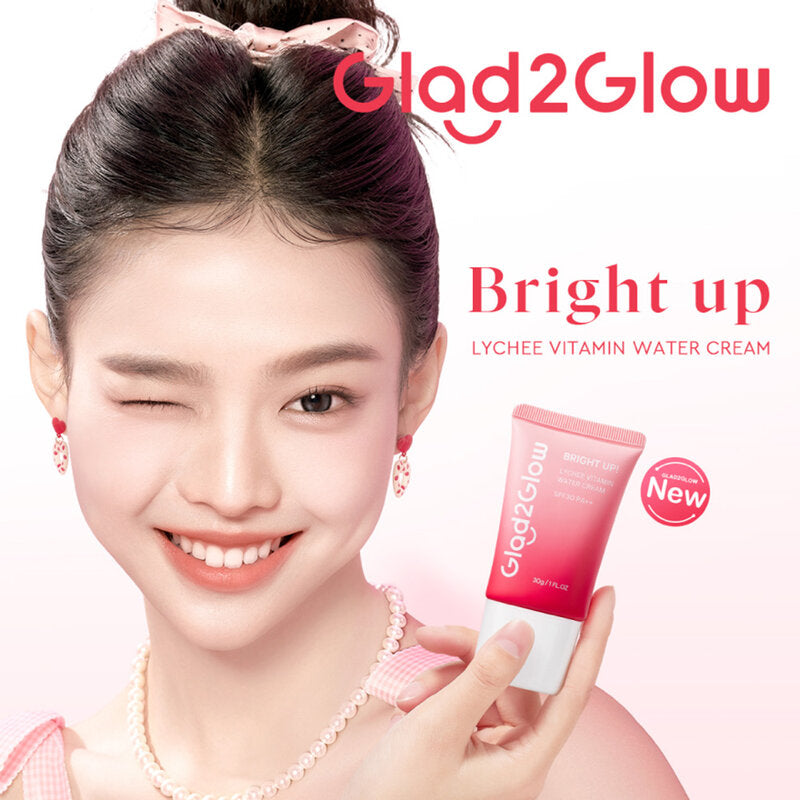 Glad2Glow Moisturizer - Bright Up Lychee Vitamin Water SPF30 PA++ - Beauty Buddy