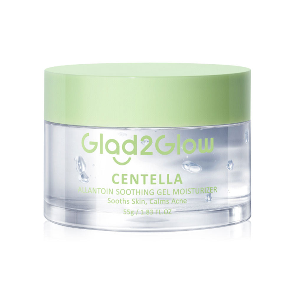 Glad2Glow Moisturizer - Centella & Allantoin Soothing Gel - Beauty Buddy