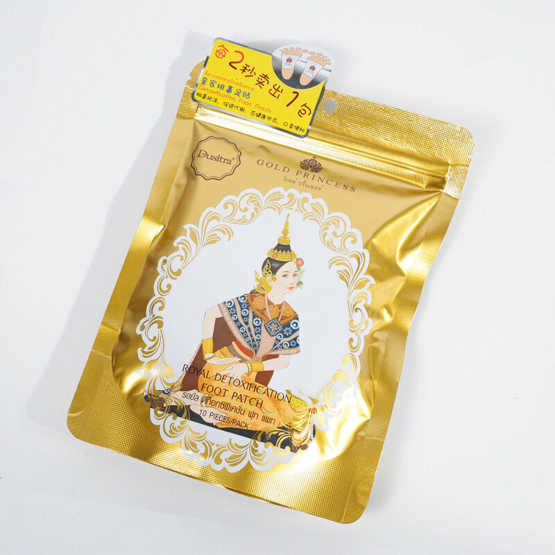 Gold Princess Royal Detoxification Foot Patch 10patche/1pack #Original