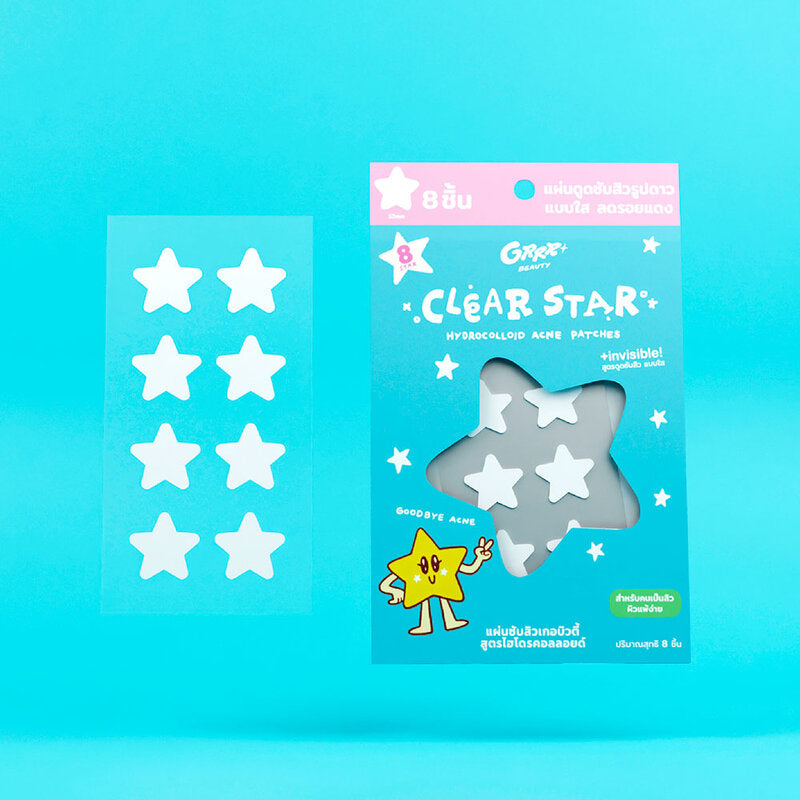 grrrbeauty Mini Clearstar Hydrocolloid Acne Patches 8 Dots