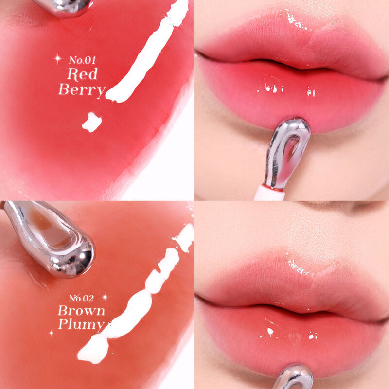 Gvana Fruity Floral Lip Oil 2.5g #02 Brown Plumy