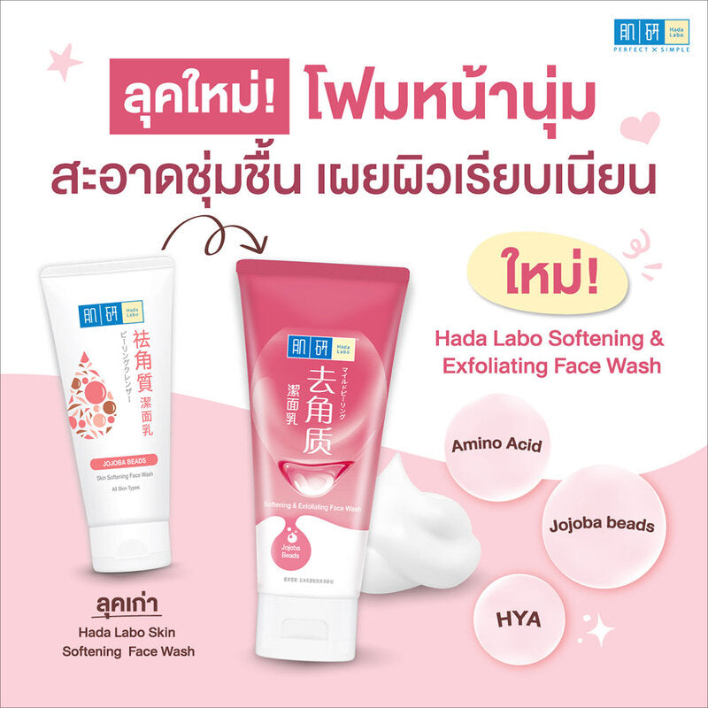 Hada Labo Softening & Exfoliating Face Wash 100g