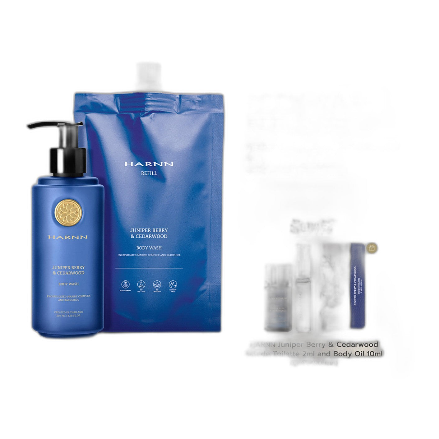 Harnn Body Wash Refill Set - Juniper Berry & Cedarwood