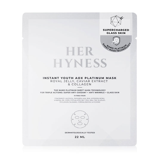 Her Hyness Platinum Mask - Instant Youth with Nano Platinum - Beauty Buddy