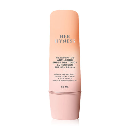 HER HYNESS Sunscreen - Hexapeptide SPF50+ PA++++ for Anti-Aging - Beauty Buddy