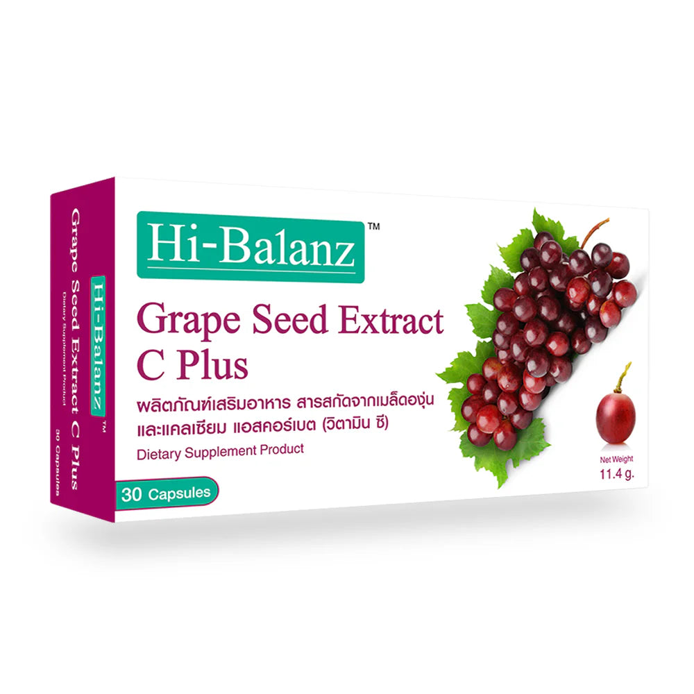 Hi-Balanz Grape Seed Extract C Plus 30 Capsules