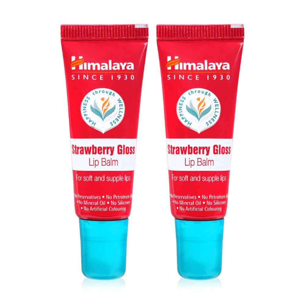 Himalaya Strawberry Gloss Lip Balm 10g x 2pcs