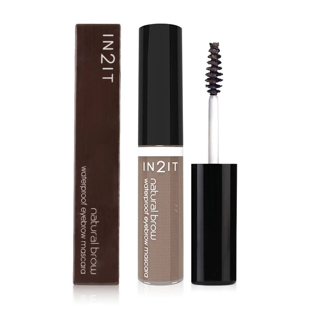 In2it Natural Brow Waterproof Eyebrow Mascara - #NBM01 Deep Brown