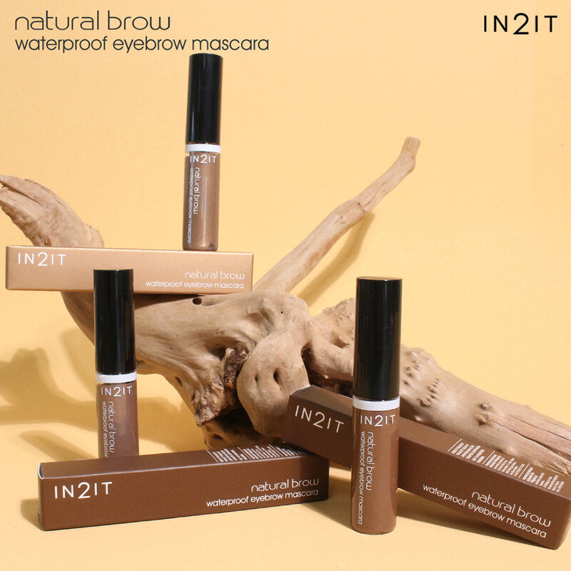 In2it Natural Brow Waterproof Eyebrow Mascara #NBM01 Deep Brown