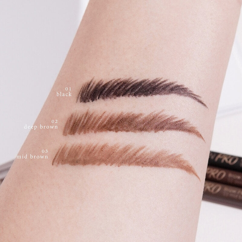 In2It Over The Brow Pro Brow Pencil 1.14gx 2pcs #OBB02 Deep Brown