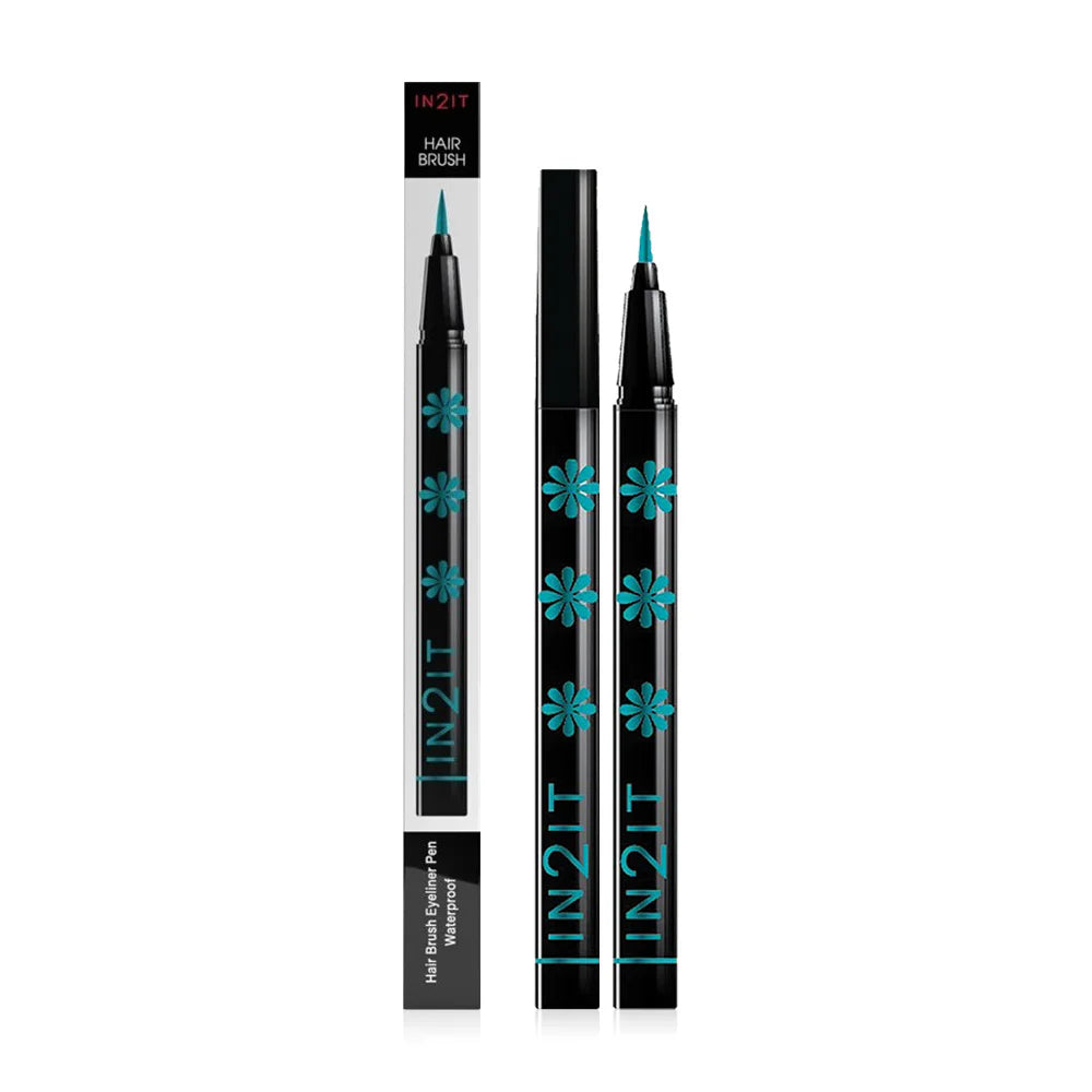 In2It Hair Brush Waterproof Eyeliner Pen - #EPH05 Aquamarine