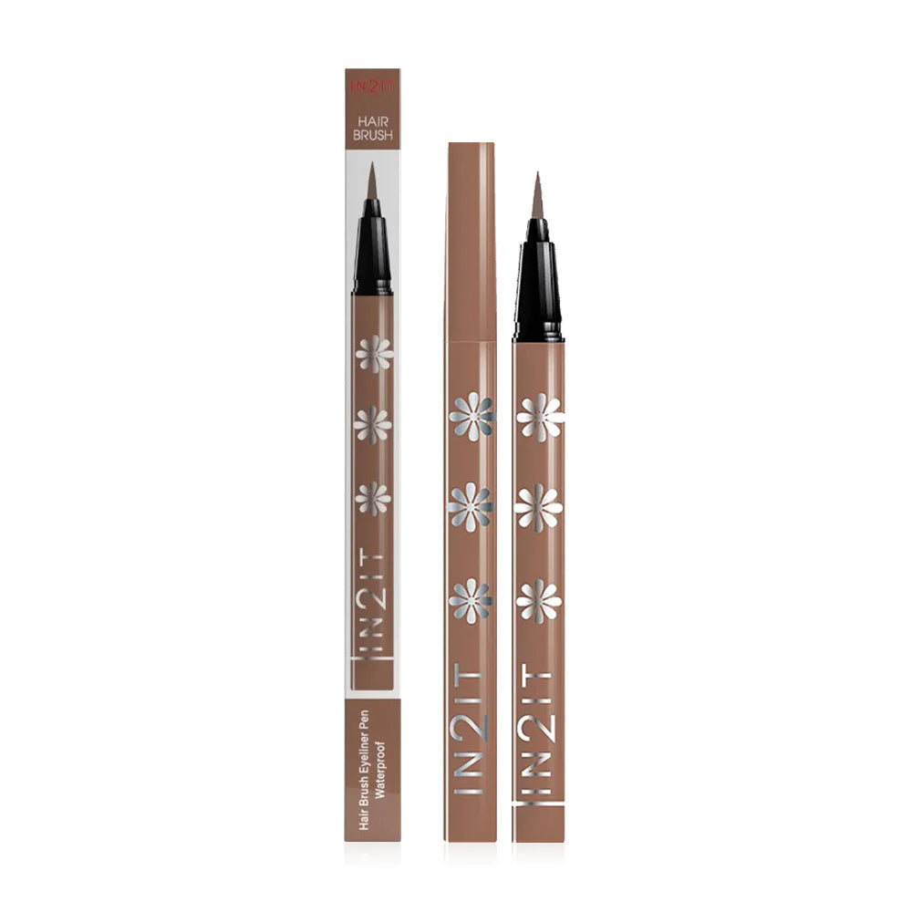 In2It Hair Brush Waterproof Eyeliner Pen - #EPH03 Caramel Sugar