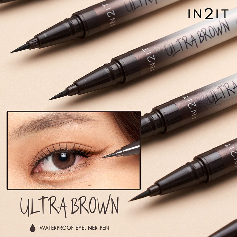 In2it Ultrabrow Waterproof Eyeliner Pen 0.7g #EUB02