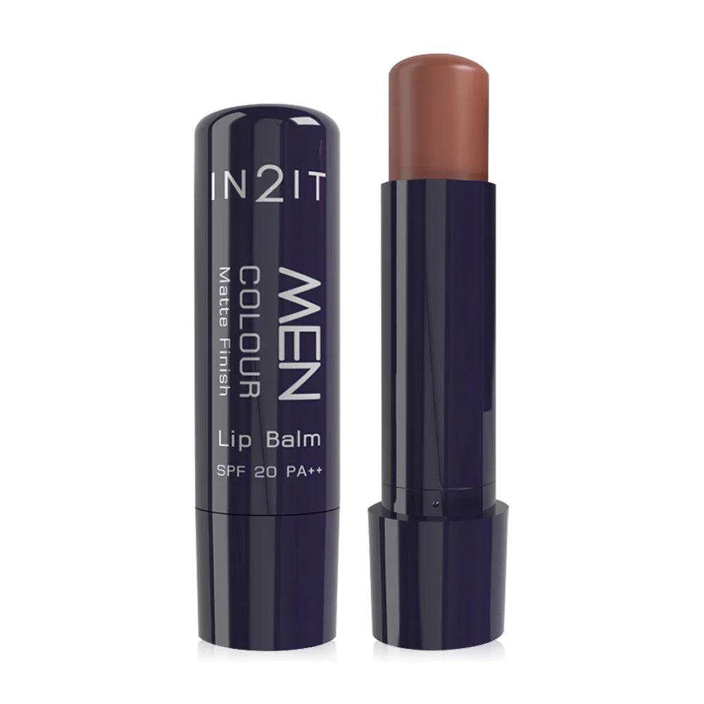 In2it Men Colour Matte Finish Lip Balm SPF20 PA++ 4.8g - #MCBM02