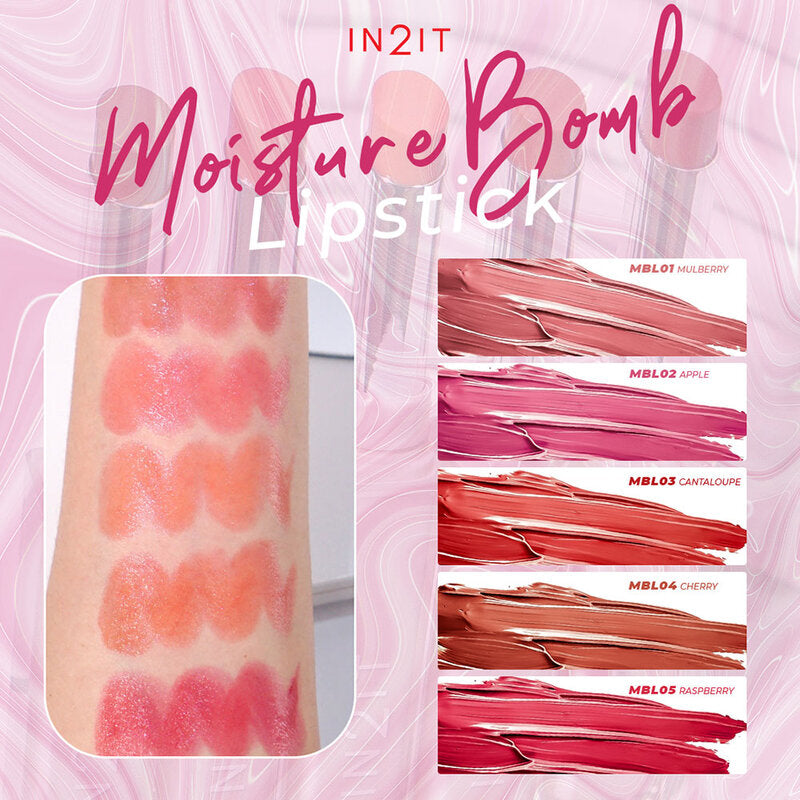 In2It Moisture Bomb Lipstick 1.8g #MBL02 Apple
