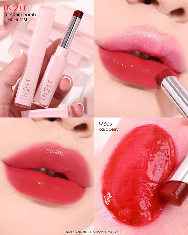 In2It Moisture Bomb Lipstick 1.8g #MBL05 Raspberry