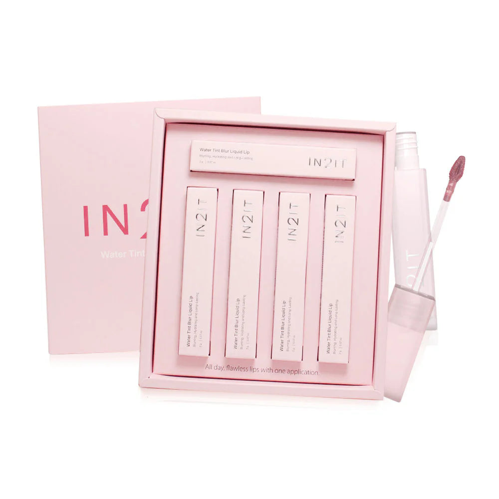 In2It Water Tint Blur Liquid Lip Box Set 5pcs