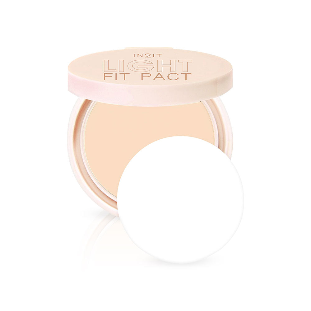 In2it Light Fit Pact 2-Way Powder SPF25 PA+++ 5g #LFP201-s