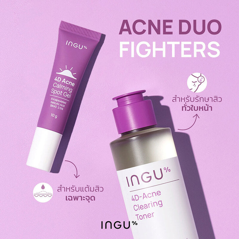 INGU Acne Spot Gel - 4D Calming Formula for Clear Skin - Beauty Buddy