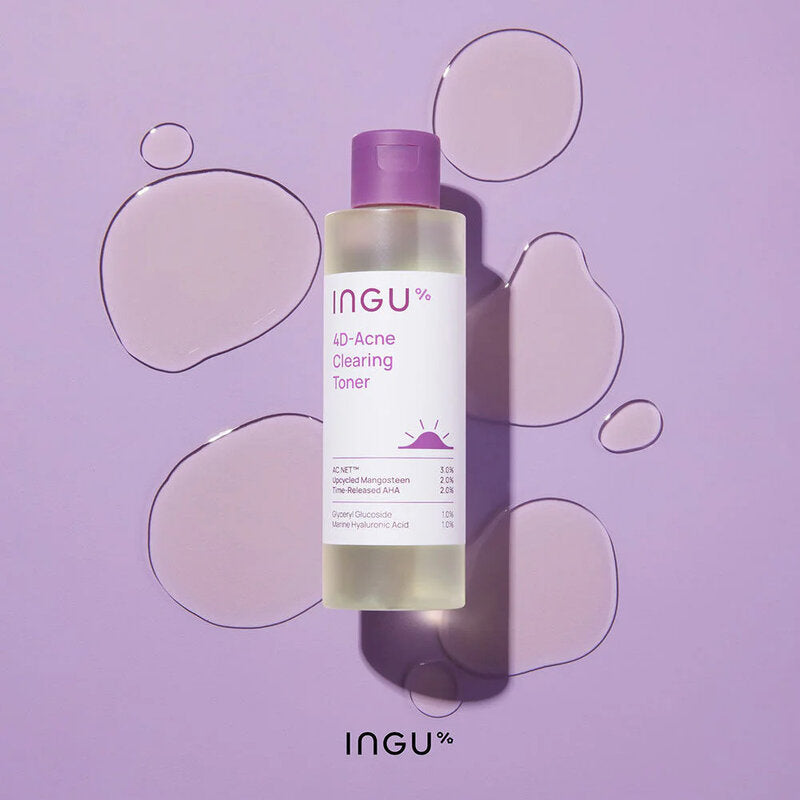 INGU Skin Set - 4D Acne Clearing Toner & Calming Spot Gel - Beauty Buddy