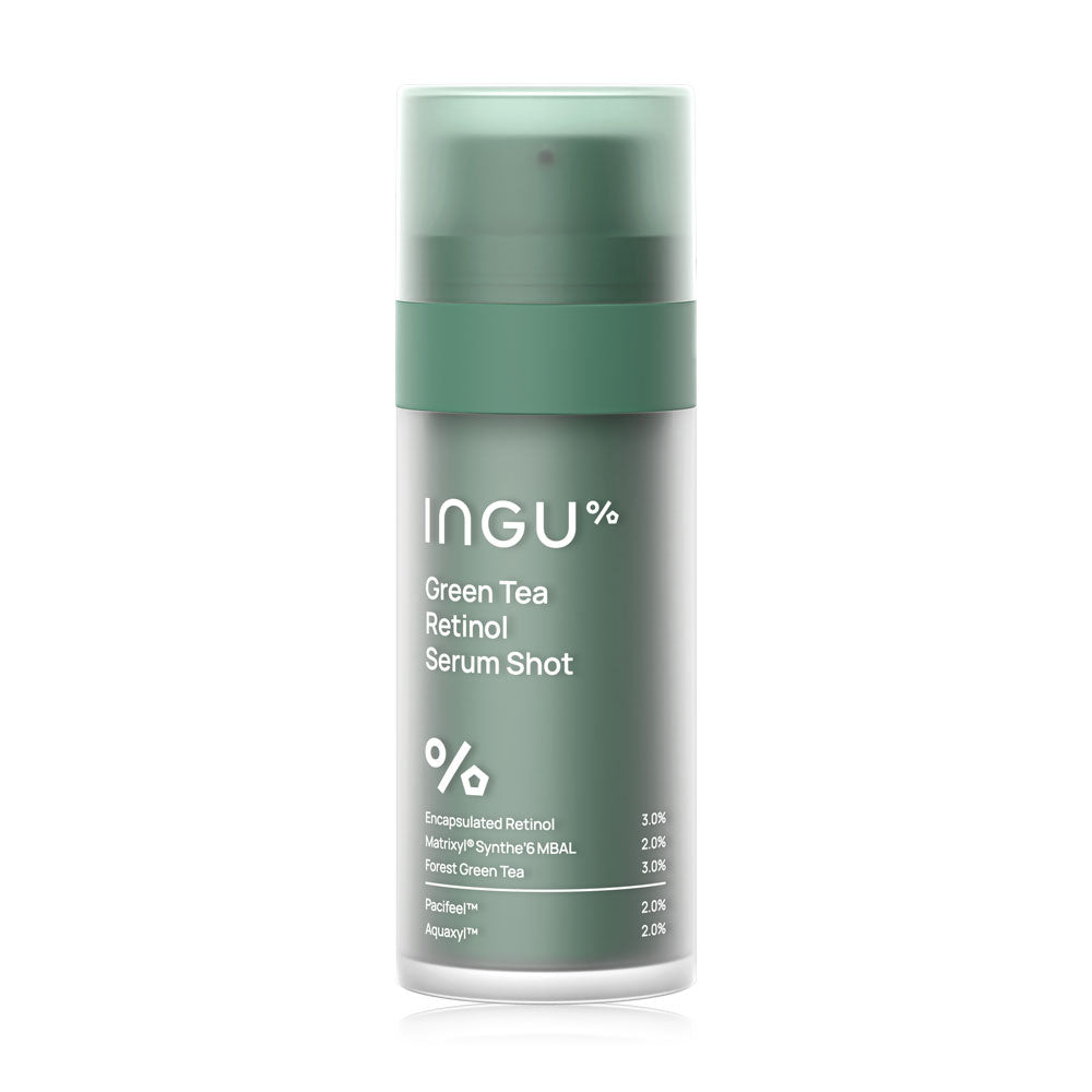 INGU Facial Serum - Green Tea Retinol 30ml - Beauty Buddy