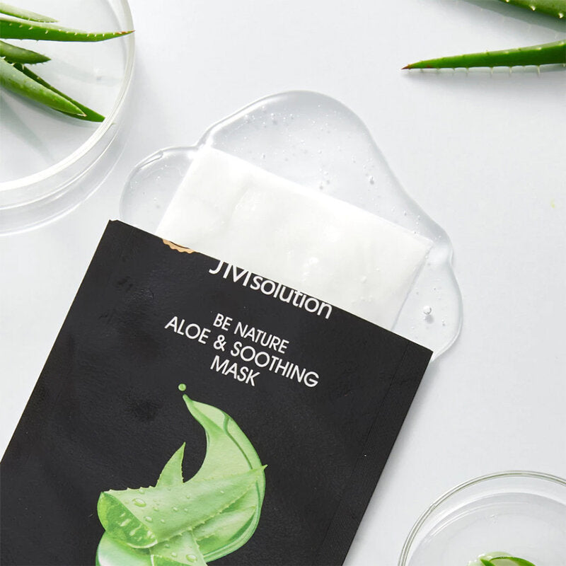 JM Solution Be Nature Aloe & Soothing Mask 24ml x 4pcs