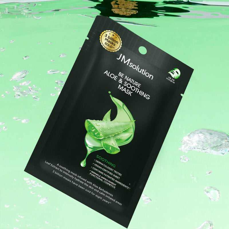 JM Solution Be Nature Aloe & Soothing Mask 24ml x 4pcs