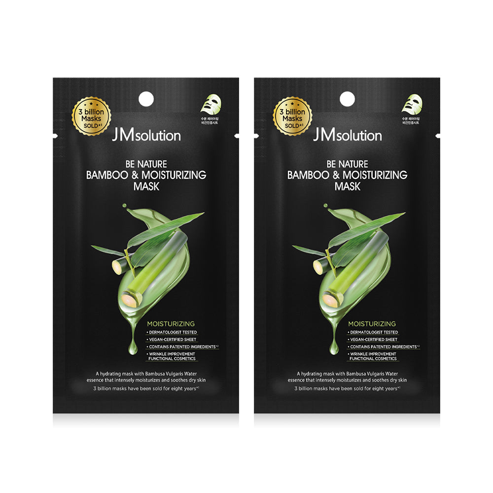JM Solution Be Nature Bamboo & Moisturizing Mask [24ml x 2pcs]