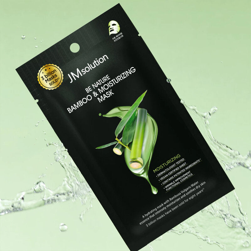 JM Solution Be Nature Bamboo & Moisturizing Mask [24ml x 2pcs]
