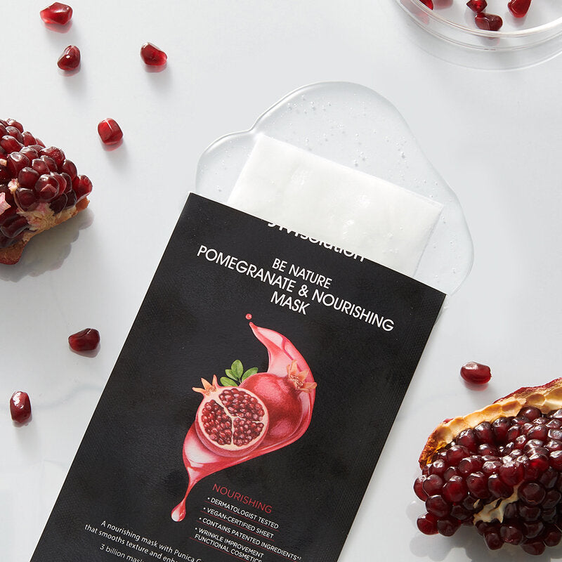 JM Solution Be Nature Pomegranate & Nourishing Mask [24ml x 4pcs]