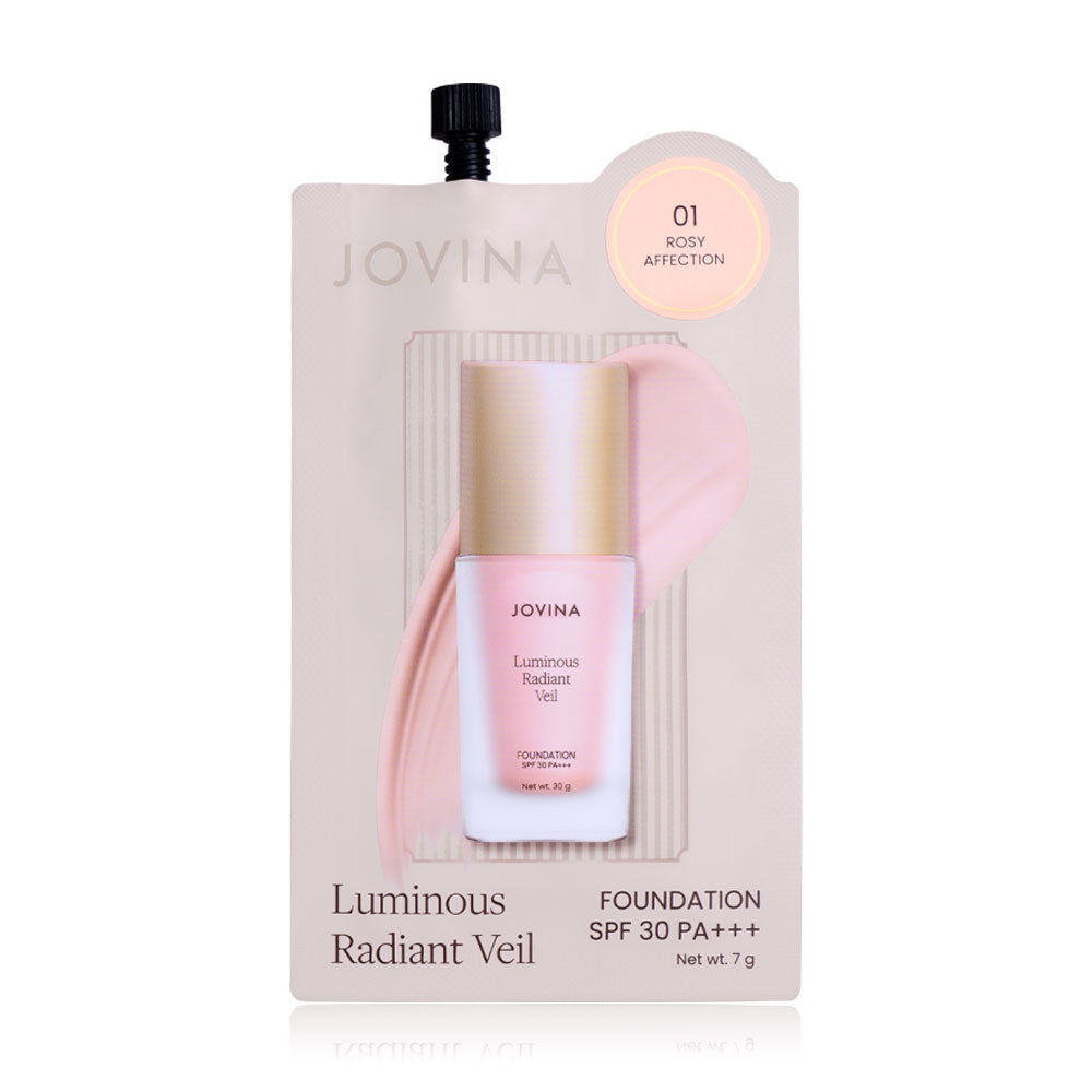 JOVINA Luminous Radiant Veil Foundation SPF 30 PA+++ 7g #01 Rosy Affection