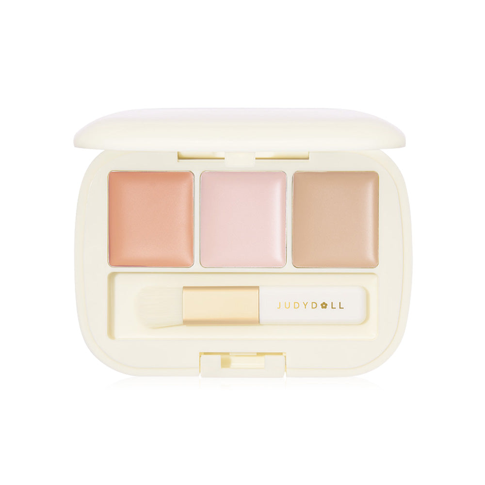 JUDYDOLL Three-Color Concealer Palette 0.9g #02