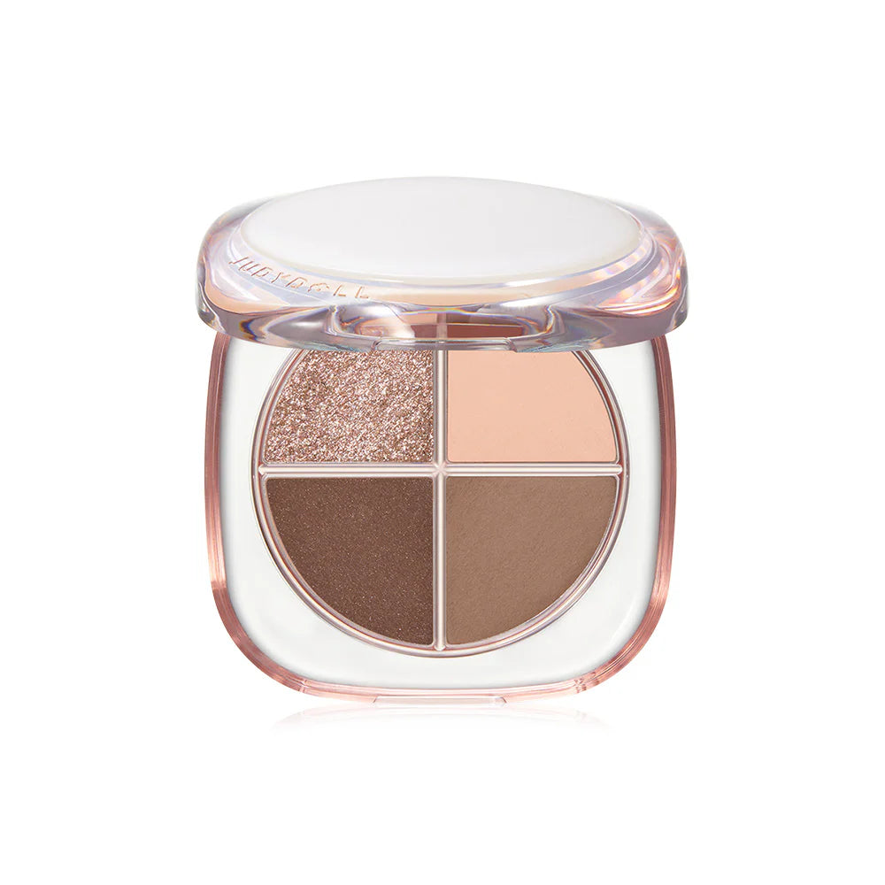 JUDYDOLL Glazed 4-Colors Eyeshadow Palette 6.5g #01