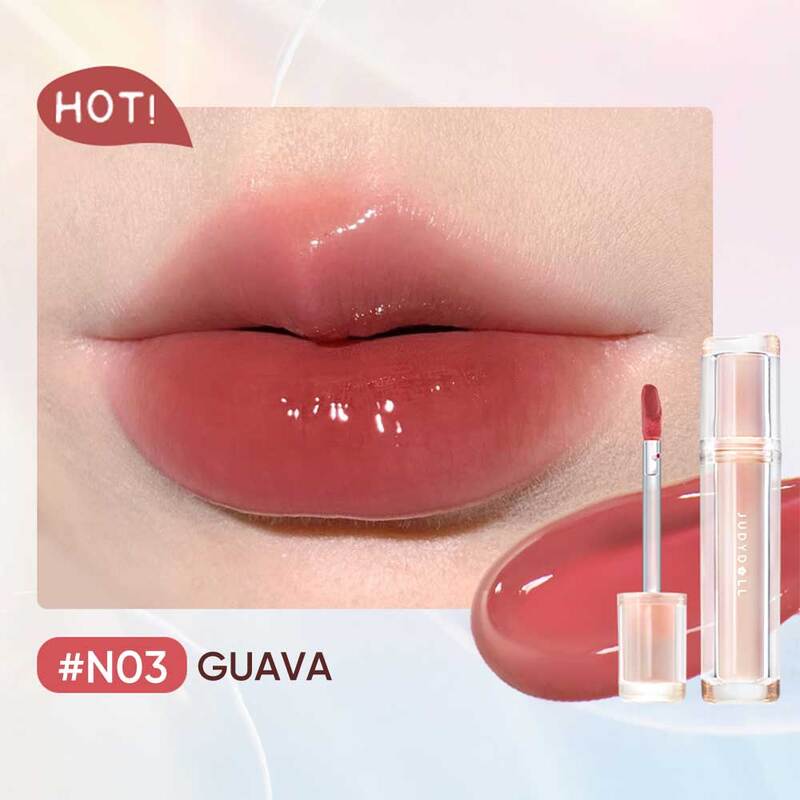 JUDYDOLL Iced Tea Watery Lip Gloss 2.4g #N03 Guava