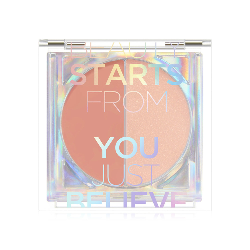 Jung Saem Mool Colorpiece Cream Blush 1.3gx 2 #Coral Fizz