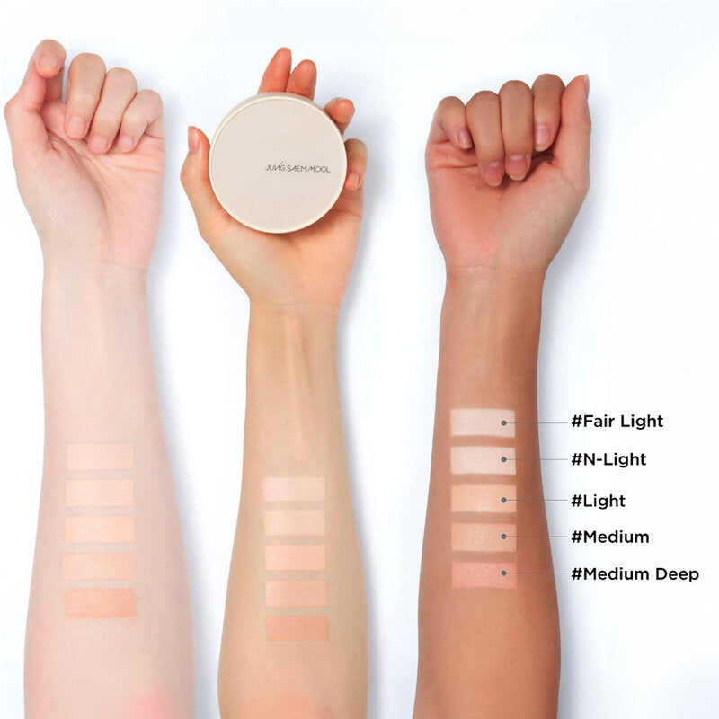 Jung Saem Mool Skin Nuder Cover Layer Cushion 14g + Refill 14g #Light