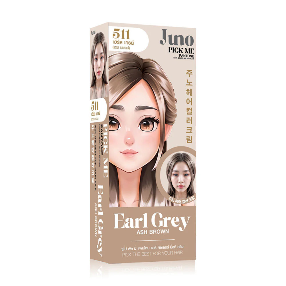 JUNO Pick Me Pantone Hair Color Milk Cream 85ml - #511 Earl Grey