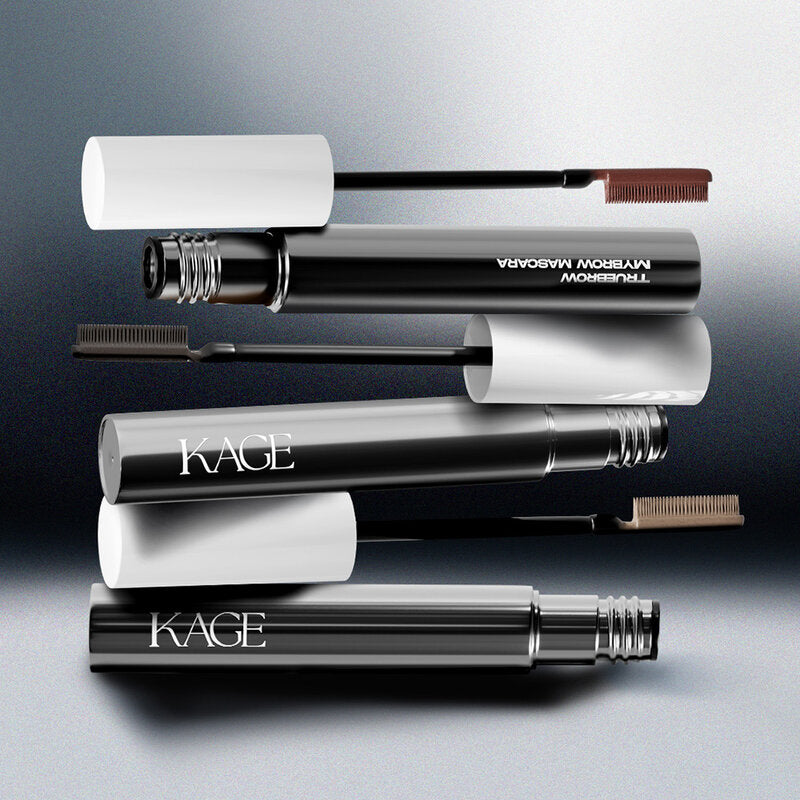 KAGE Eyebrow Mascara - Buttermilk Shade with Silicone Brush - Beauty Buddy