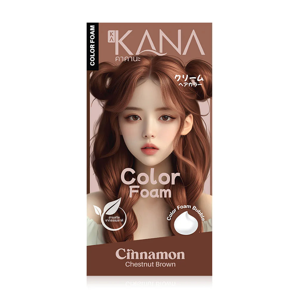 KAKANA Hair Color Foam 120ml - Cinnamon